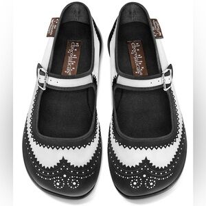 NWOT Hot Chocolate Design Mary Jane Flats 🖤 Quirky Retro Whimsy Goth Alt SZ 7/37